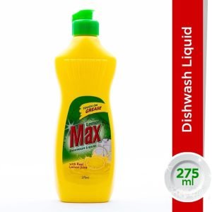 Dish Wash Lemon Max Liquid (Yellow) (Small)