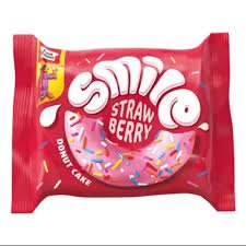 Cake Donut Smile Strawberry