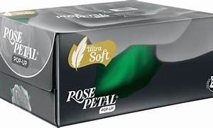 Tissue Rose Petal Roll White